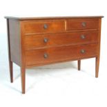 AN EDWARDIAN MAHOGANY CHEST OF DRAWS 2 OVER 2