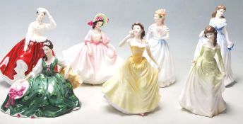 ROYAL DOULTON PORCELAIN LADY FIGURINES