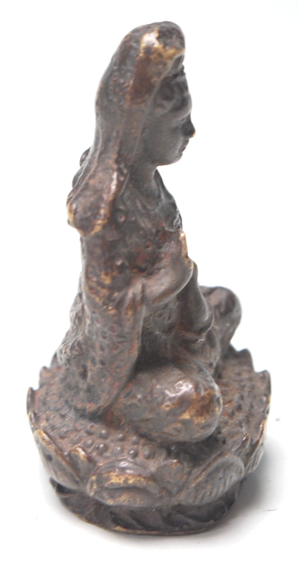 CAST BRONZE BUDDHIST TIBETAN FIGURINE - Image 2 of 6