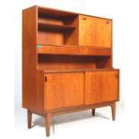 A RETRO TEAK WOOD NATHAN HIGH SIDEBOARD.