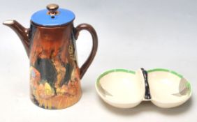 TWO ROYAL DOULTON CERAMIC PIECES TO INCLUDE GNOMES AND TANGO WARE