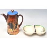 TWO ROYAL DOULTON CERAMIC PIECES TO INCLUDE GNOMES AND TANGO WARE