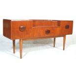 RETRO MID CENTURY TEAK WOOD DESK / DRESSING TABLE SIDEBOARD