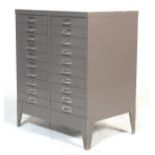VINTAGE OFFICE DOUBLE DRAWER FILING CABINET