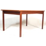 TEAK WOOD TABLE WITH EXTENDABLE TOP