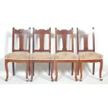 EARLY 20TH CENTURY EDWARDIAN DINING CHAIRS