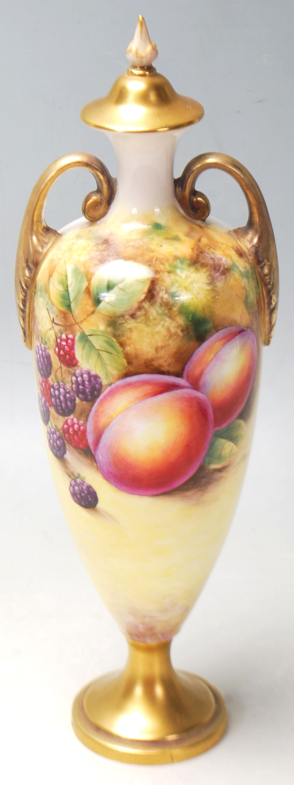 ROYAL WORCESTER VASE J SMITH