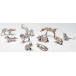 SILVER PLATED MINIATURE ANIMALS