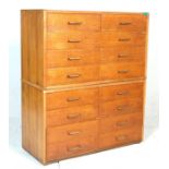 A RETO 20TH CENTURY ENGINEER CHEST WITH 16 DRAWERS