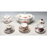 A COLLECTION OF 20TH CENTURY ROYAL ALBERT, BONE CHINA