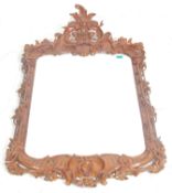A VINTAGE 20TH CENTURY FRENCH ROCOCO STYLE WALL MIRROR