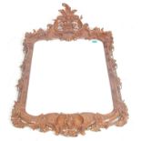 A VINTAGE 20TH CENTURY FRENCH ROCOCO STYLE WALL MIRROR