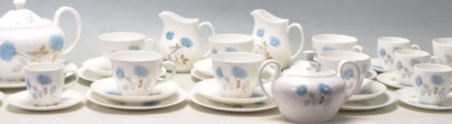 WEDGWOOD BONE CHINA TEA / COFFEE SET ICE ROSE