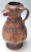 A rare vintage 20th century German Jasba Tierkeramix animal jug, 1970’s German Fat Lava vase