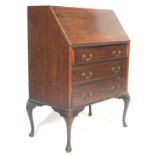 ANTIQUE STYLE MAHOGANY VENEER BUREAU