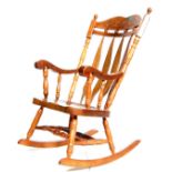 20TH CENTURY ANTIQUE STYLE ROCKING CHAIR