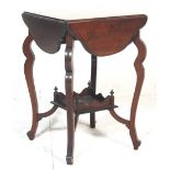 A 19TH CENTURY VICTORIAN MAHOGANY TABLE