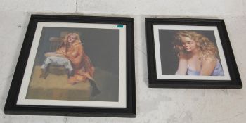 TWO ROBERT LENKIEWICZ PORTRAIT PRINTS