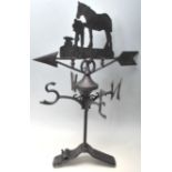 A VINTAGE 20TH CENTURY CAST IRON WEATHER VANE