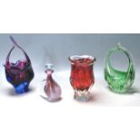 CZECH COLOURED STUDIO ART GLASS