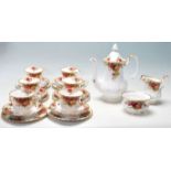 ROYAL ALBERT OLD COUNTRY ROSES COFFEE SERVICE