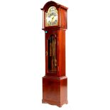 A 20th Century Tempus Fugit Richard Broad of Cornwall longcase grandmother clock having a dark
