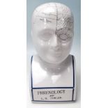 REPRODUCTION VICTORIAN PHRENOLOGY HEAD