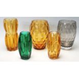 MID CENTURY CZECHOSLOVAKIA SUTIO ART GLASS.