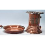 A CONTEMPORARY COPPER CAMPING SET.