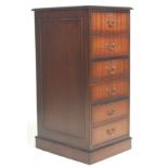 ANTIQUE STYLE MAHOGANY OFFICE FILING CABINET