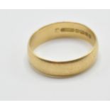 18CT GOLD LADIES WEDDING BAND RING