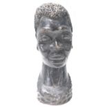 AFRICAN TRIBAL CARVED BUST