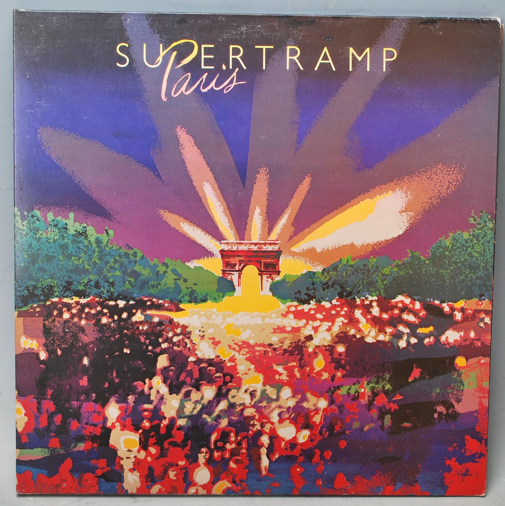 A vinyl LP long play record by Supertramp / Paris.