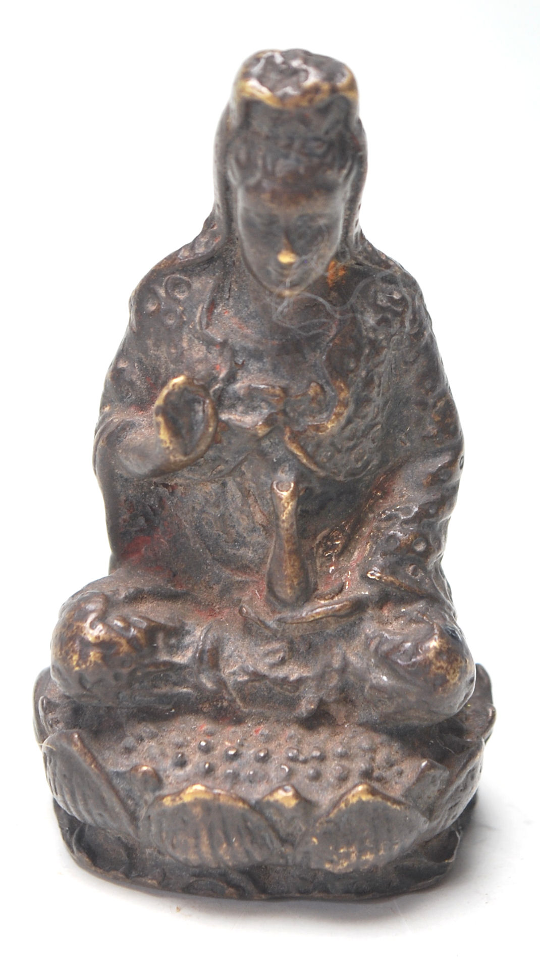 CAST BRONZE BUDDHIST TIBETAN FIGURINE