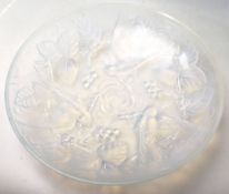 LALIQUE STYLE CENTREPIECE MOULDED BOWL