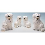 BESWICK VINTAGE FIRESIDE STAFFORDSHIRE STYLE CERAMIC DOGS