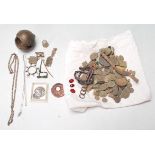 INTERESTING COLLECTION OF METAL DETECTOR FINDS - ROMAN ETC