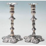 TWO HALLMARKED SILVER CANDLESTICKS 1963