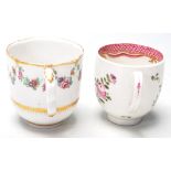 ANTIQUE CHINA MEISSEN TEA CUPS