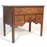 GEORGIAN MAHOGANY LOWBOY WRITING DESK