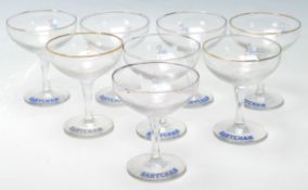 VINTAGE BABYCHAM ADVERTISING GLASSES