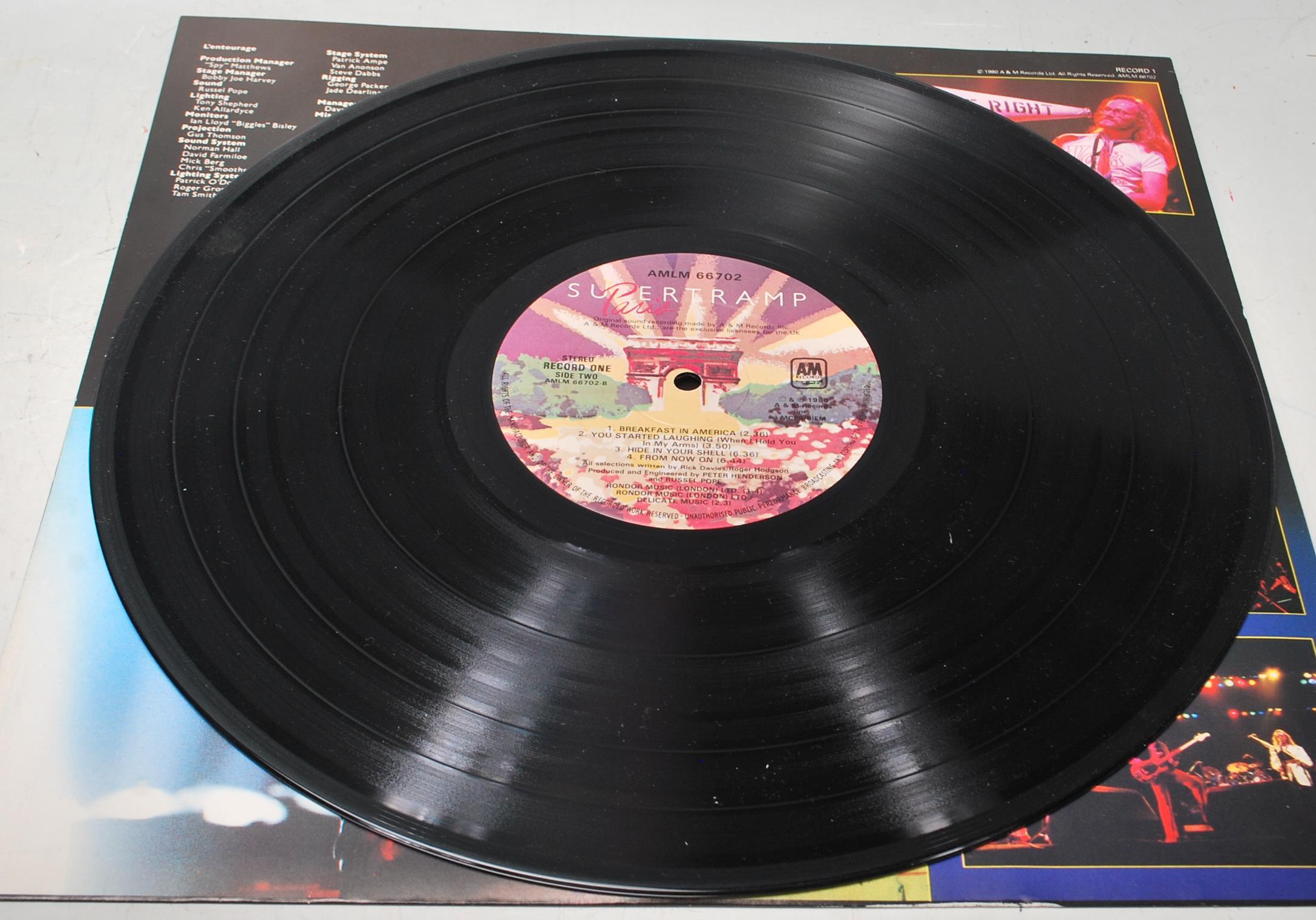 A vinyl LP long play record by Supertramp / Paris. - Image 6 of 11