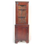 ANTIQUE STYLE MAHOGANY CORNER CABINET