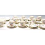 A COLLECTION OF TUSCAN FINE BONE CHINA