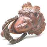 ART NOUVEAU STYLE MAIDEN DOOR KNOCKER