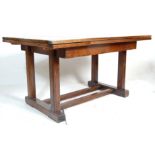 REFECTORY DINING TABLE AND 8 CHAIRS