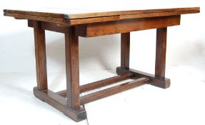 REFECTORY DINING TABLE AND 8 CHAIRS