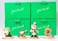 A collection of four boxed Beswick Herbs ceramic collectable figures to include Bayleaf Gardener,