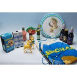 A QUANTITY OF VINTAGE RETRO BABYCHAM ITEMS.