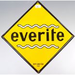 EVERITE FRENCH VINTAGE ADVERTISING ENAMEL SHOP SIGN